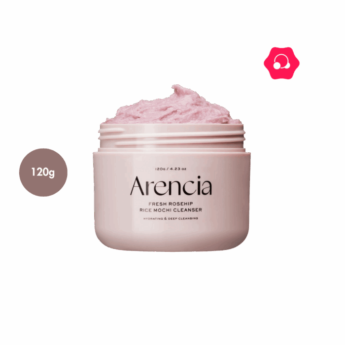 Arencia Fresh Rosehip Mochi Cleanser