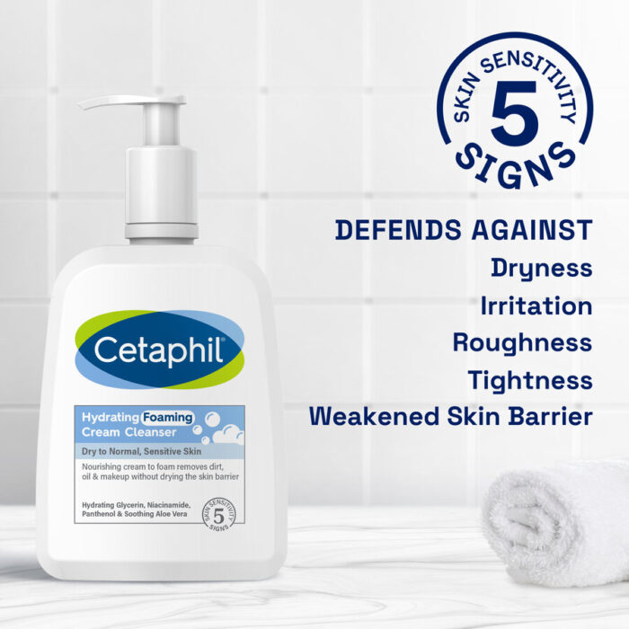 Cetaphil Hydrating Foaming Cream Cleanser (236mL) - Image 8