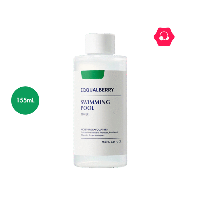EQQUALBERRY Swimming Pool Toner Travel Size