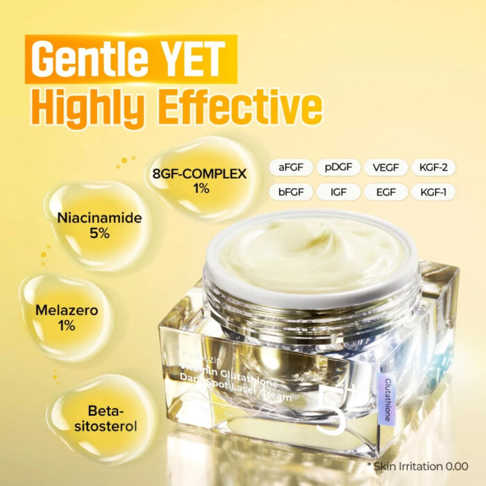 numbuzin No. 5 Vitamin Glutathione Dark Spot Laser Cream (50mL) - Image 5
