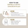SKIN1004 Madagascar Centella Air-Fit Suncream Plus SPF 50+ PA++++ (50mL) - Image 7