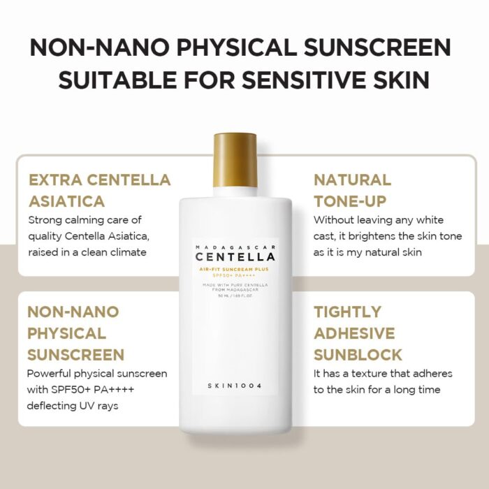 SKIN1004 Madagascar Centella Air-Fit Suncream Plus SPF 50+ PA++++ (50mL) - Image 6