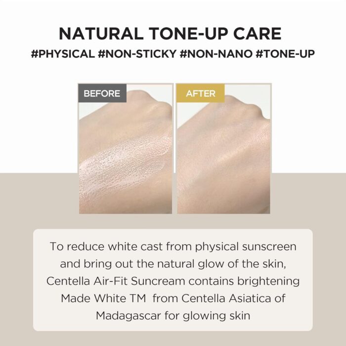 SKIN1004 Madagascar Centella Air-Fit Suncream Plus SPF 50+ PA++++ (50mL) - Image 5