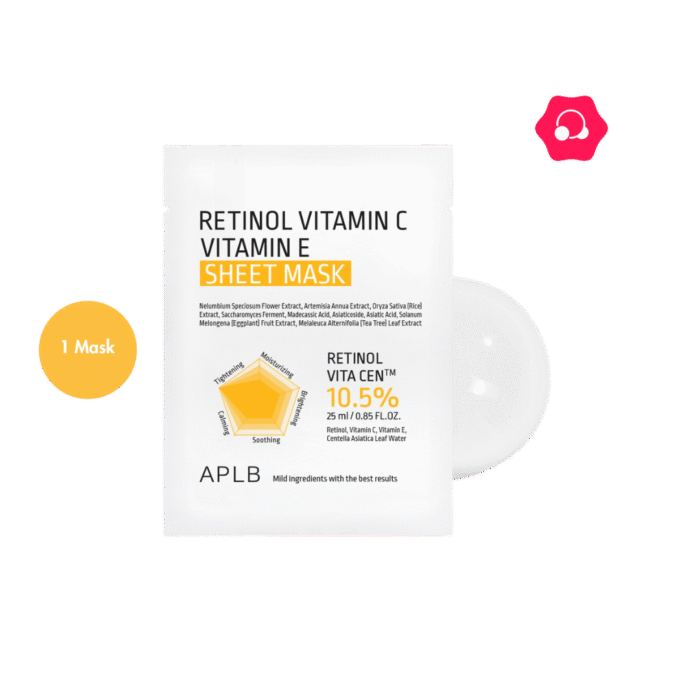APLB Retinol Vitamin C Vitamin E Sheet Mask