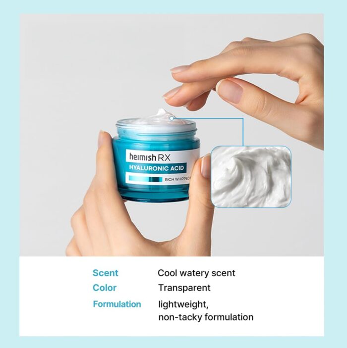 heimish RX Hyaluronic Acid Rich Whipped Cream (50mL) - Image 5