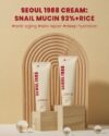 K-SECRET Seoul 1988 Cream : Snail Mucin 93% + Rice (100mL) - Image 2