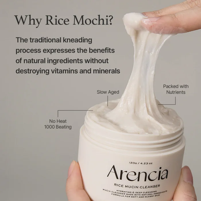 Arencia Rice Mucin Cleanser (120g) - Image 5