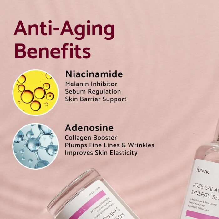 iUNIK Rose Galactomyces Synergy Serum (50mL) - Image 4
