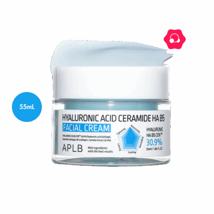 APLB Hyaluronic Acid Ceramide Ha B5 Facial Cream (55mL)
