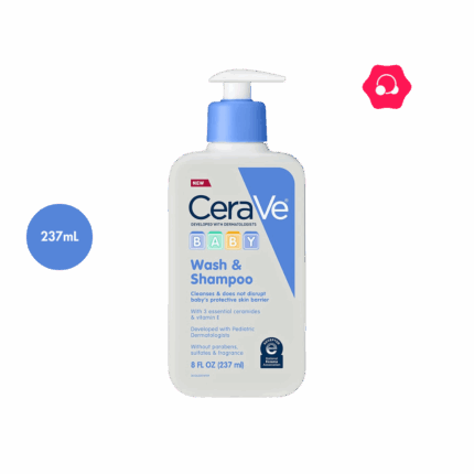 Cerave Baby Wash & Shampoo (237mL)