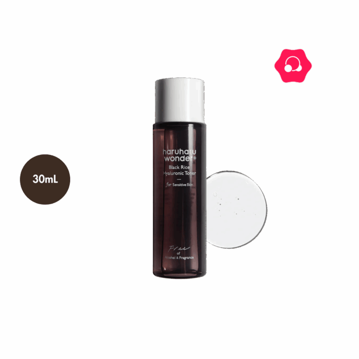 Haruharu wonder Black Rice Hyaluronic Toner Free Of Alcohol Fragrance Miniature (30mL)