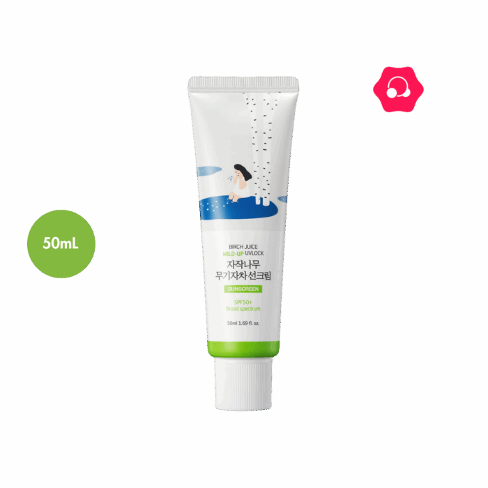 ROUND LAB Birch Mild-Up Sunscreen SPF 50+ PA++++