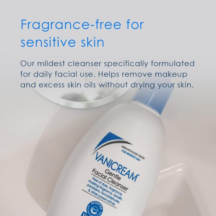 Vanicream Gentle Facial Cleanser (237mL) - Image 3
