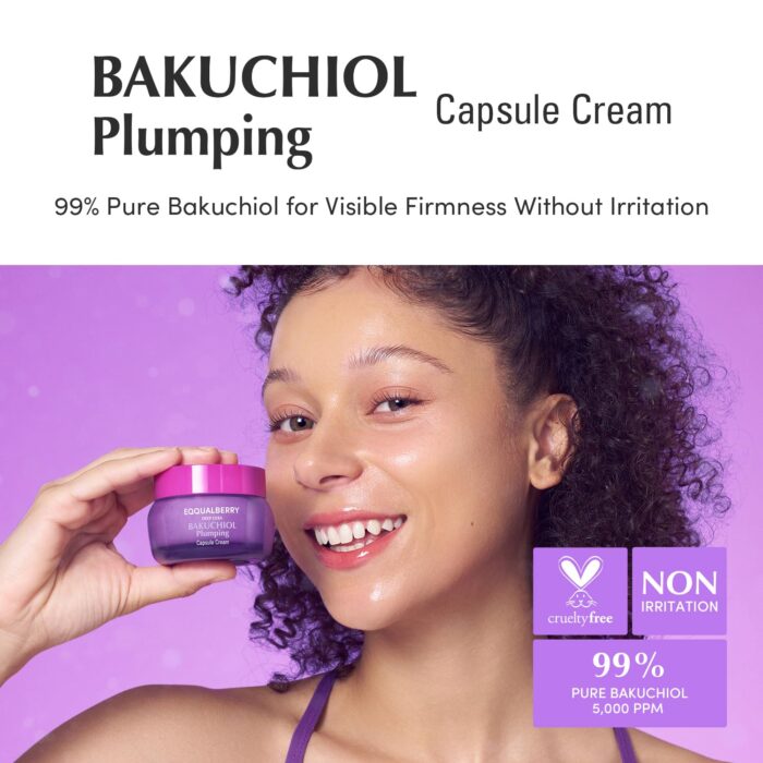 EQQUALBERRY Bakuchiol Plumping Capsule Cream (50mL) - Image 2