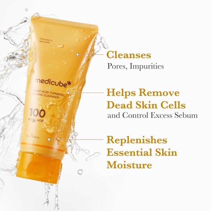 Medicube Kojic Acid Turmeric Toning Cleanser (120g) - Image 5