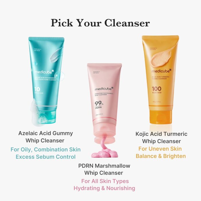 Medicube Kojic Acid Turmeric Toning Cleanser (120g)