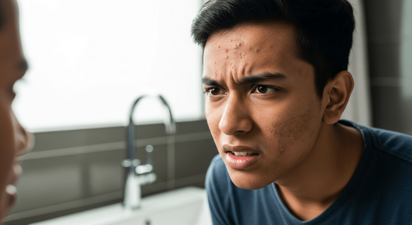 Acne treatment routine