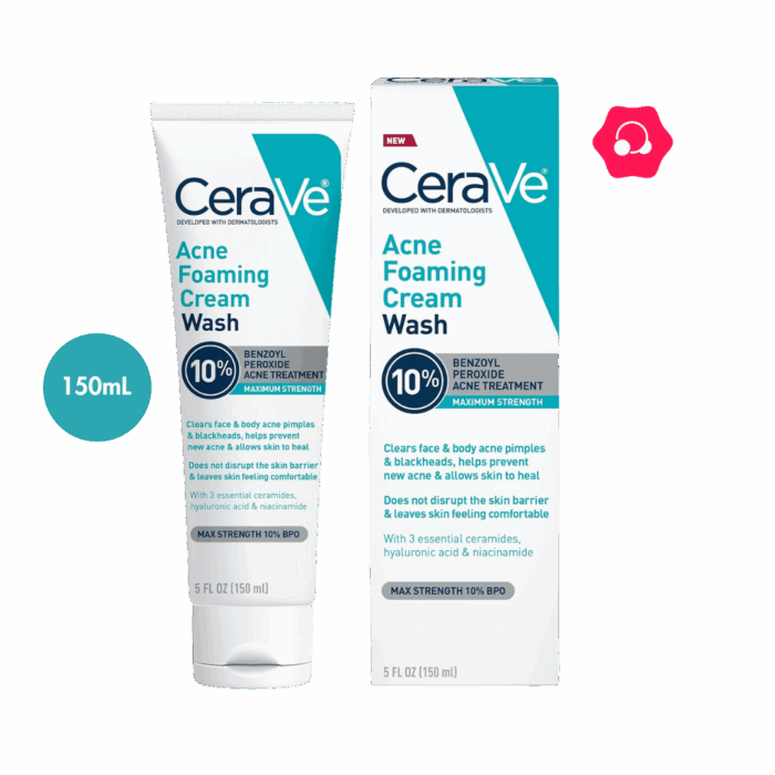 CeraVe Acne Foaming Cream Wash