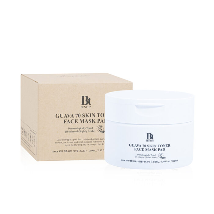 BENTON Guava 70 Skin Toner Face Mask Pad (70 Pads) - Image 4