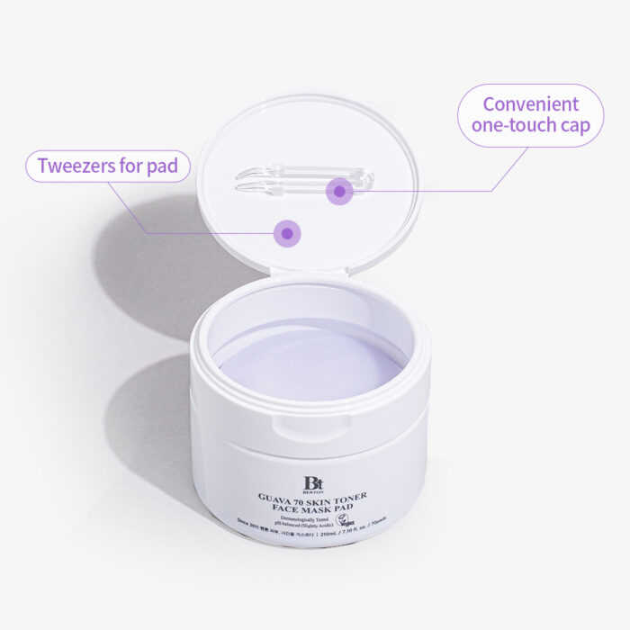 BENTON Guava 70 Skin Toner Face Mask Pad (70 Pads) - Image 10