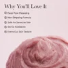 Arencia Fresh Rosehip Mochi Cleanser (120g) - Image 3