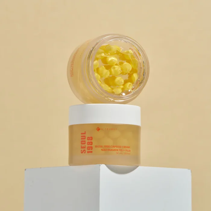 K-SECRET Seoul 1988 Capsule Cream : Niacinamide 5% + Yuja (50mL) - Image 4