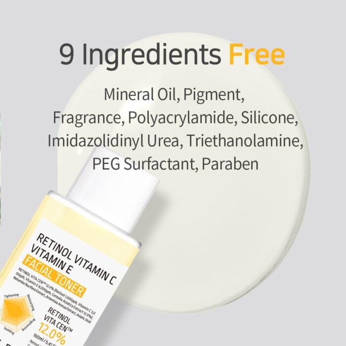 APLB Retinol Vitamin C Vitamin E Facial Toner (160mL) - Image 8