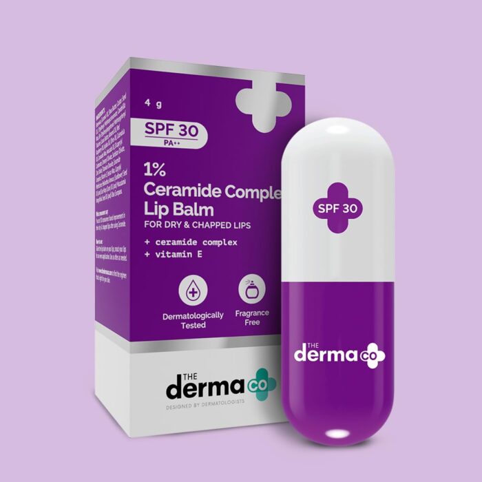 The Derma Co 1% Ceramide Complex Lip Balm SPF 30 PA++ (4g) - Image 2