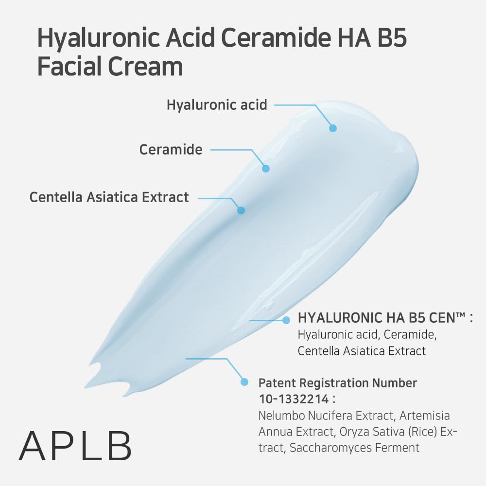 51xzItCLFDL._SL1000_ APLB Hyaluronic Acid Ceramide Ha B5 Facial Cream (55mL) - Image 4