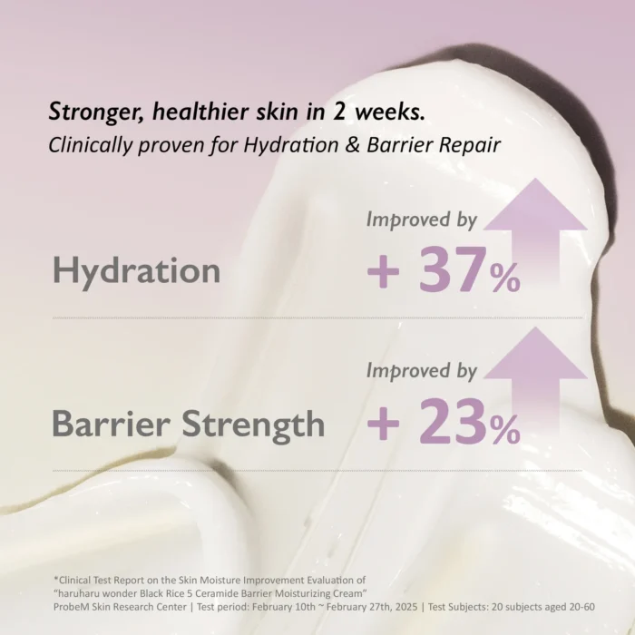 Haruharu wonder Black Rice 5 Ceramide Barrier Moisturizing Cream (50mL) - Image 7