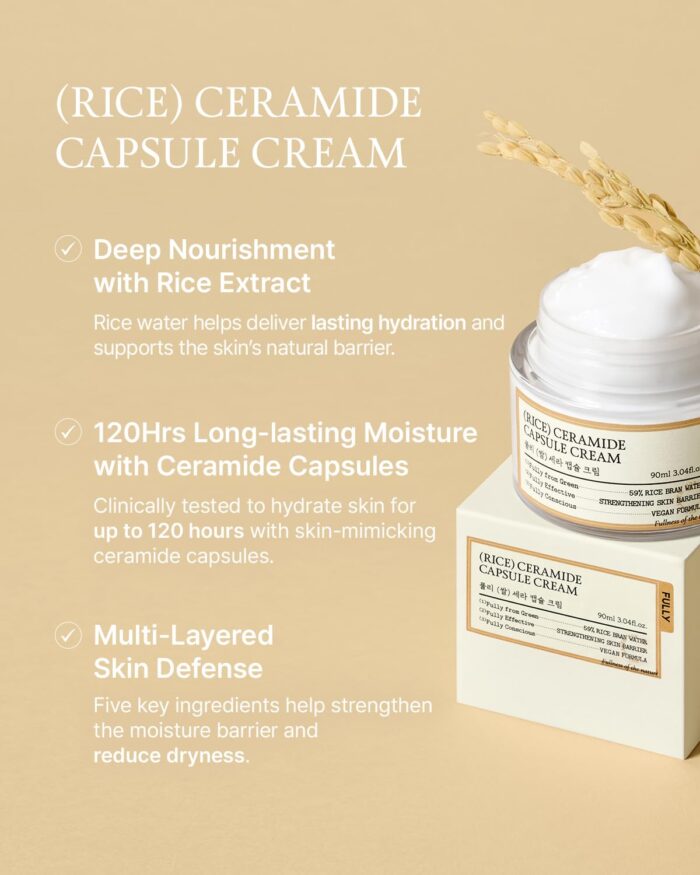 FULLY Rice Ceramide Capsule Cream (90mL) - Image 2