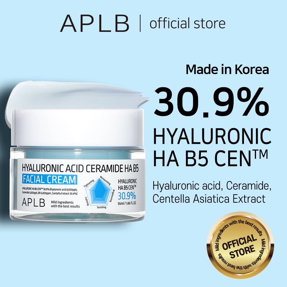 61ZVA6bOmLL._SL1000_ APLB Hyaluronic Acid Ceramide Ha B5 Facial Cream (55mL) - Image 2