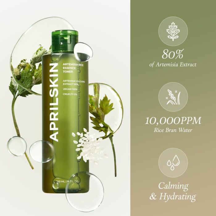 APRIL SKIN Artemisia Rice Essence Toner (200mL)