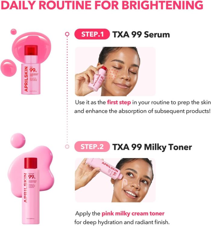 APRIL SKIN TXA Niacinamide Toning Shot 99 Milky Toner (150mL) - Image 6