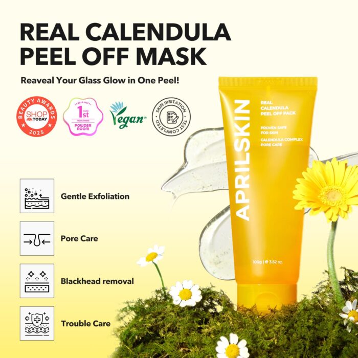 APRIL SKIN Real Calendula Peel Off Pack 100g