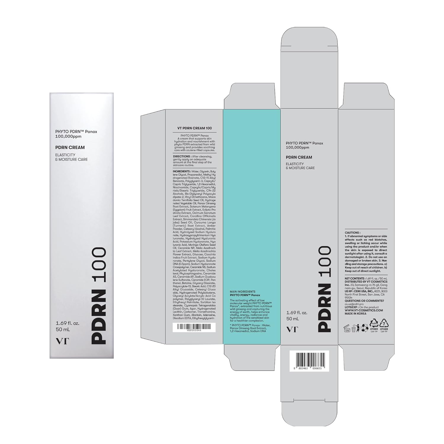 711D7Tx-IRL._SL1500_ VT COSMETICS PDRN Cream 100 (50mL) - Image 6