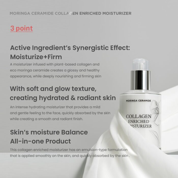 heimish Moringa Ceramide Collagen Enriched Moisturizer (120mL) - Image 4