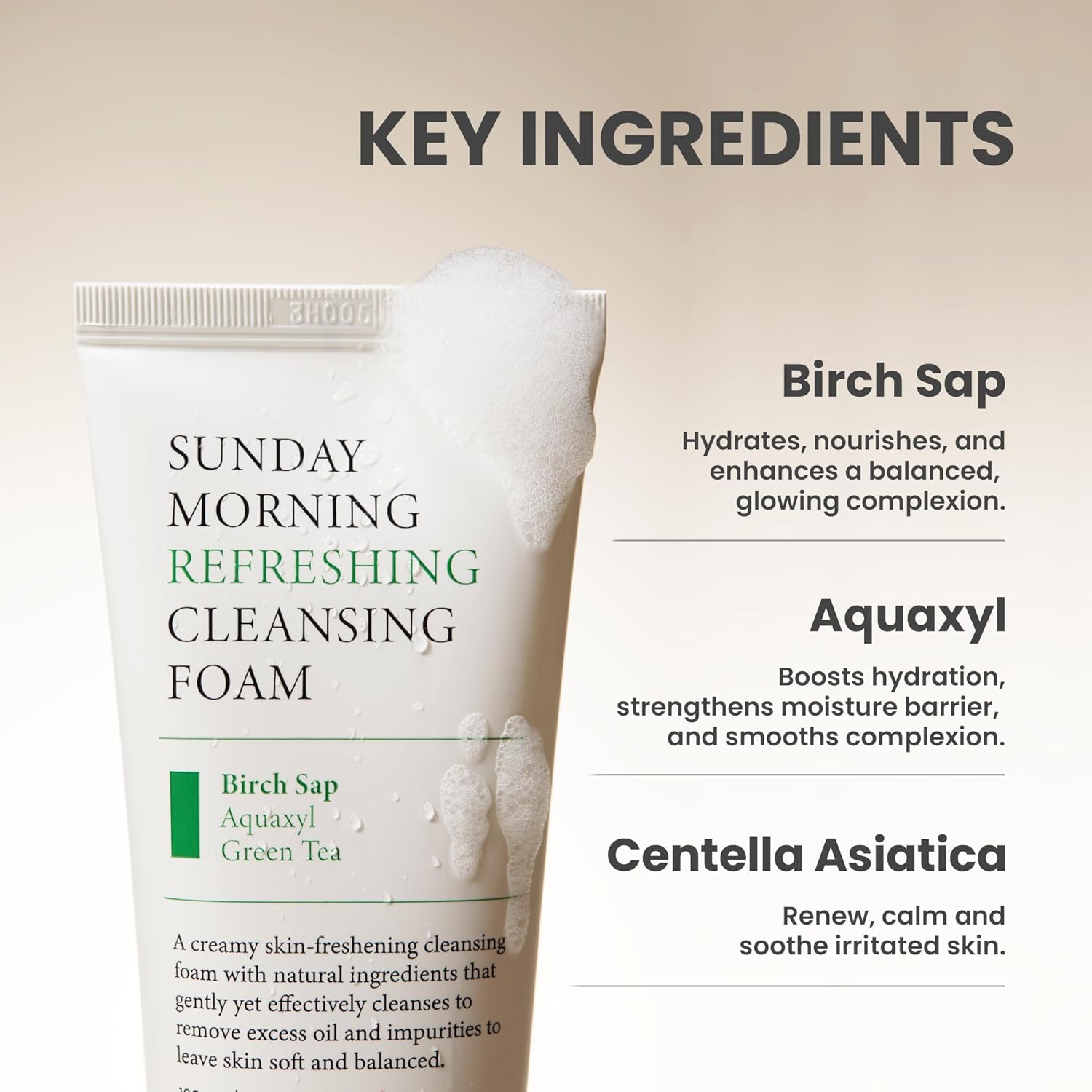 719Sk9diOJL._SL1500_ AXIS-Y Sunday Morning Refreshing Cleansing Foam (120mL) - Image 3