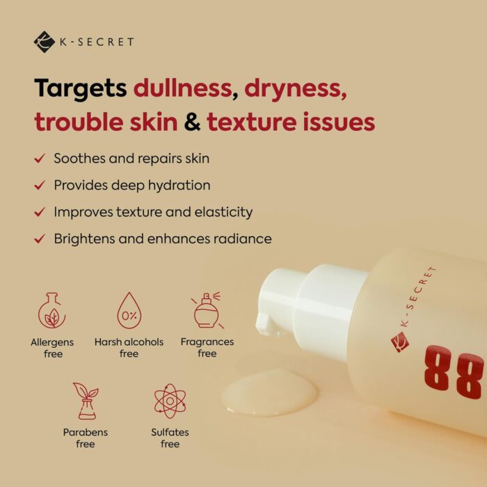 K-SECRET Seoul 1988 Essence : Snail Mucin 97% + Rice (100mL) - Image 6