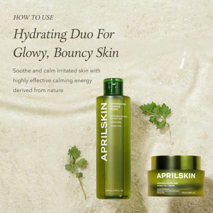 APRIL SKIN Artemisia Rice Essence Toner (200mL) - Image 6