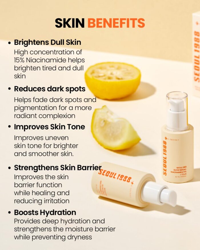 K-SECRET Seoul 1988 Glow Serum : Niacinamide 15% + Yuja (30mL) - Image 8