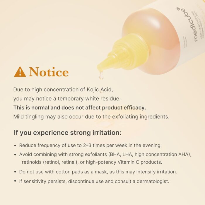 Medicube Kojic Acid Turmeric Resurfacing Toner (250mL) - Image 6