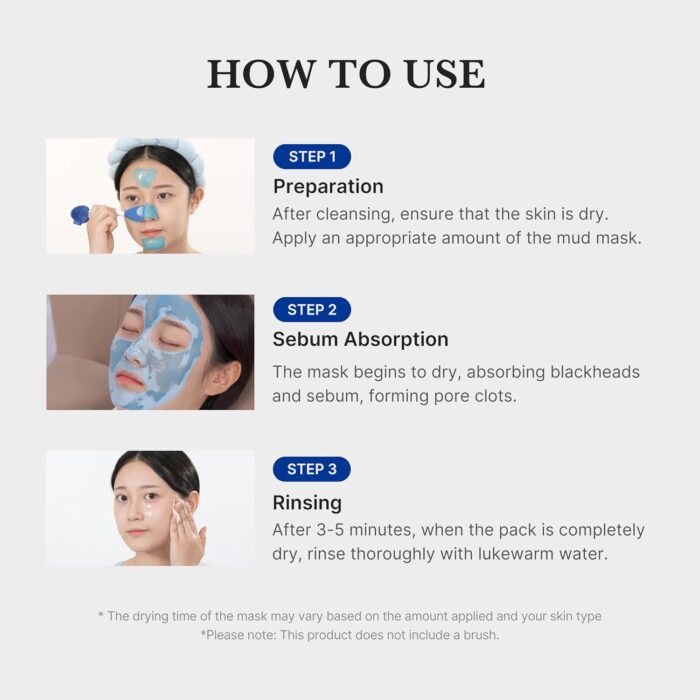 Medicube Zero Pore Blackhead Mud Mask (100g) - Image 6