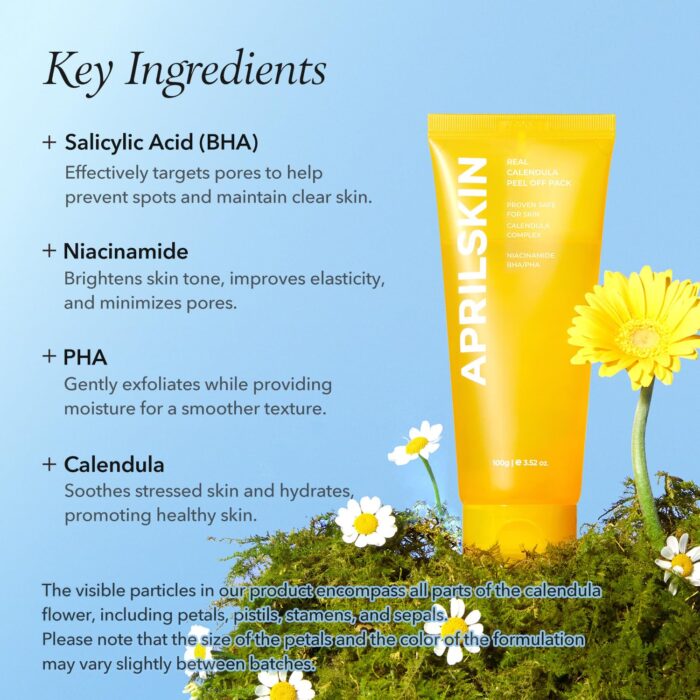 APRIL SKIN Real Calendula Peel Off Pack (100g) - Image 4