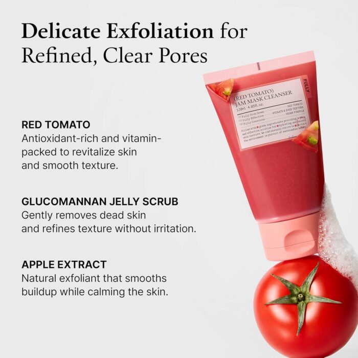 FULLY Red Tomato Jam Pack Cleanser (120mL) - Image 4
