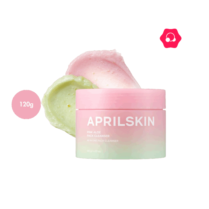 APRIL SKIN Pink Aloe Pack Cleanser (120g)