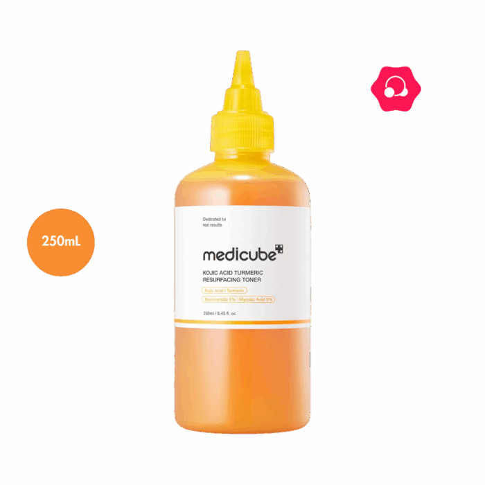 Medicube Kojic Acid Turmeric Resurfacing Toner (250mL)