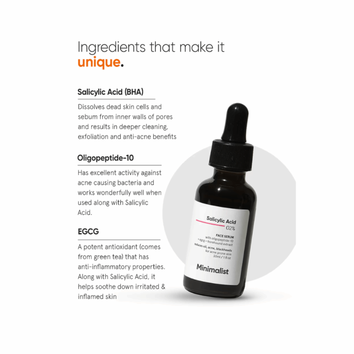 Minimalist Salicylic Acid 2% Face Serum (30mL) - Image 4
