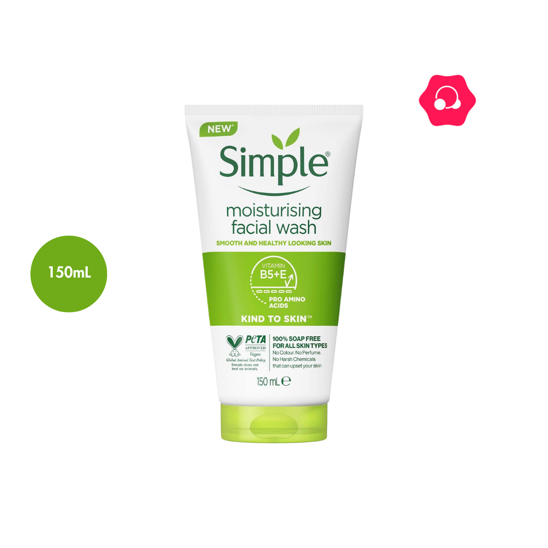 Simple Moisturising Facial Wash (150mL) Simple Moisturising Facial Wash (150mL) - Image 1