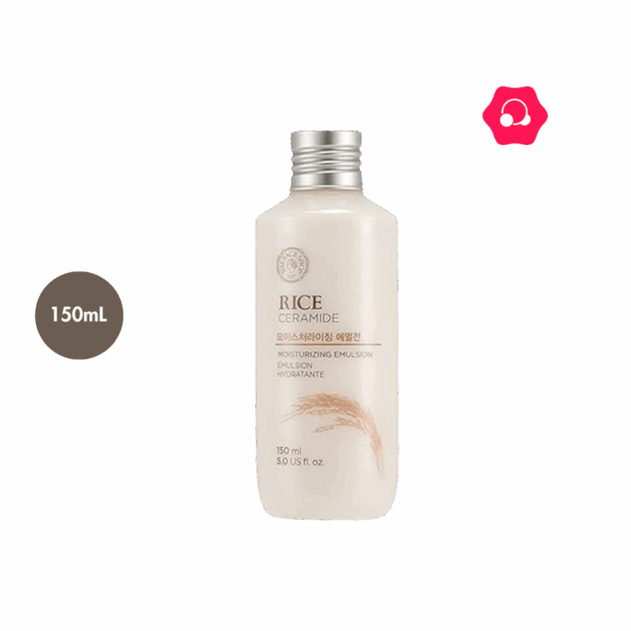THE FACE SHOP Rice & Ceramide Moisturizing Emulsion (150mL) - Image 1